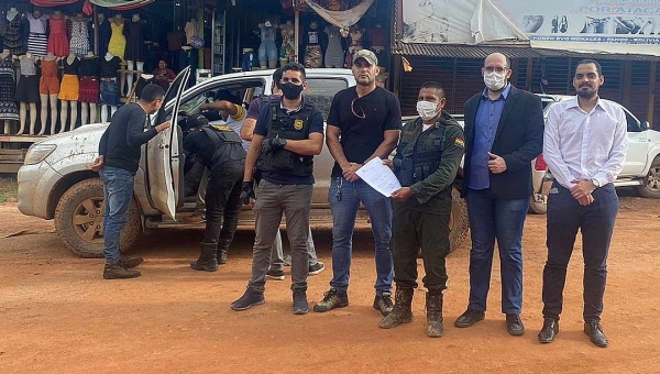 Em menos de 24 horas, Polícia Civil recupera caminhonete em território boliviano