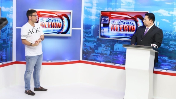 Gladson concede entrevistas, destaca avanços e reforça compromisso de sua gestão com o desenvolvimento do Acre