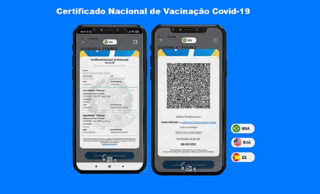 Passaporte de vacinação começa a ser exigido no Acre a partir da segunda-feira, diz governo