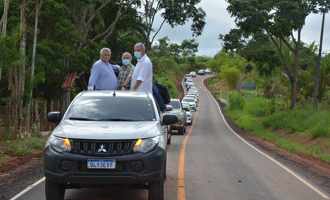 “Ficou um trabalho de excelência”, diz Bocalom ao entregar Ramal da Cinco Mil