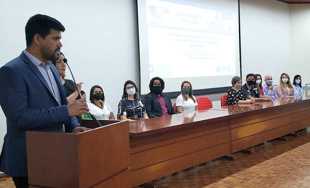 Acre recebe equipe da Setec/MEC para avaliar formação de novos docentes em Educação Profissional 