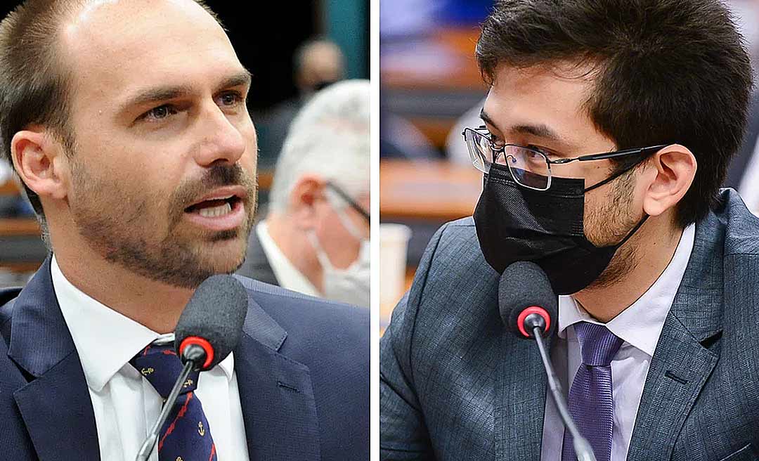 Eduardo chama Kataguiri de "papel higiênico da esquerda" e sai da sala; assista