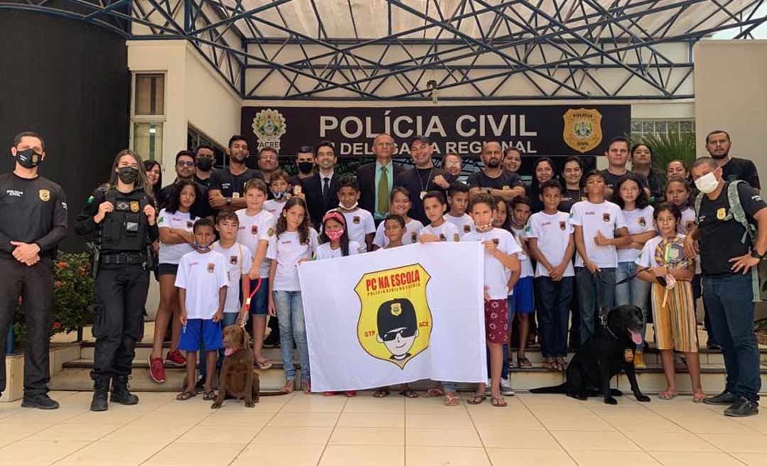 Polícia Civil segue com atividades do projeto PC na Escola em Rio Branco