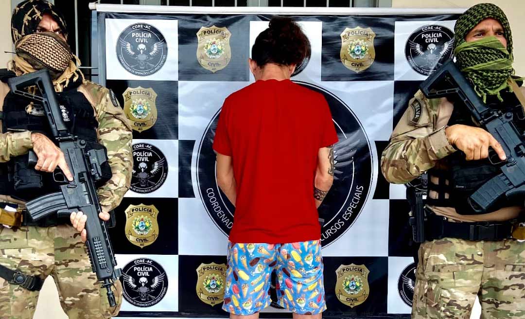 Força Tarefa prende líder de quadrilha de “puxadores” de veículos, apreende cocaína e recupera veículo roubado em Plácido de Castro