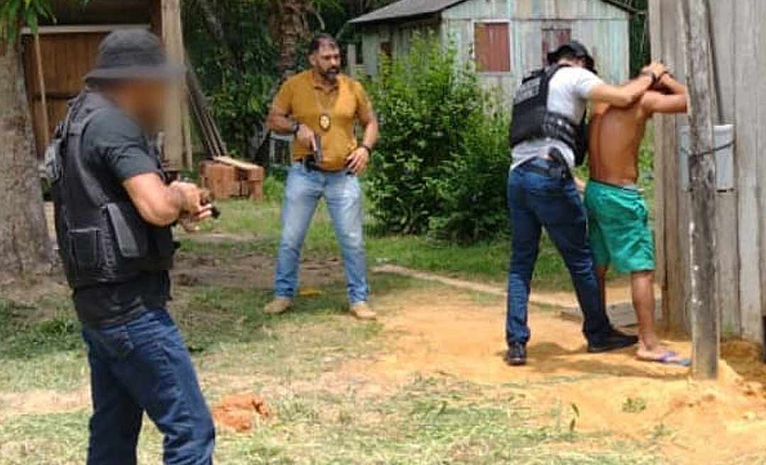 Polícia Civil prende foragido da justiça condenado a 12 anos de reclusão em Xapuri