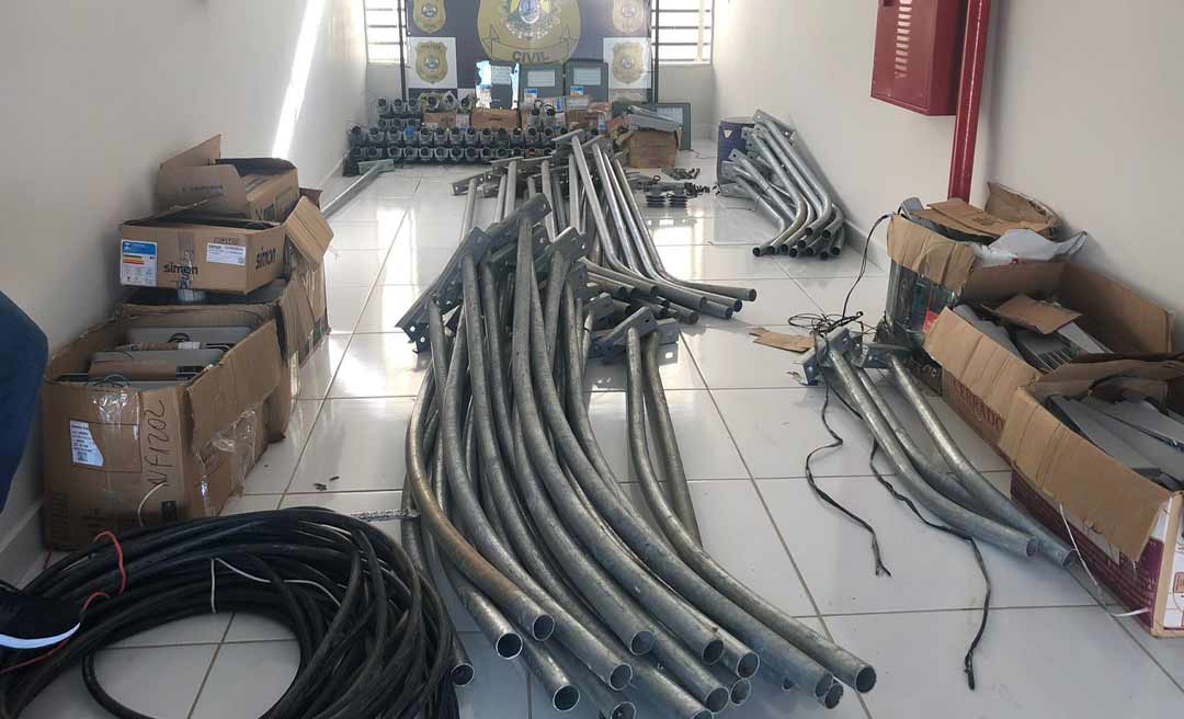 Investigadores da 2ª Regional prendem receptador de materiais elétricos furtados da rede de iluminação pública
