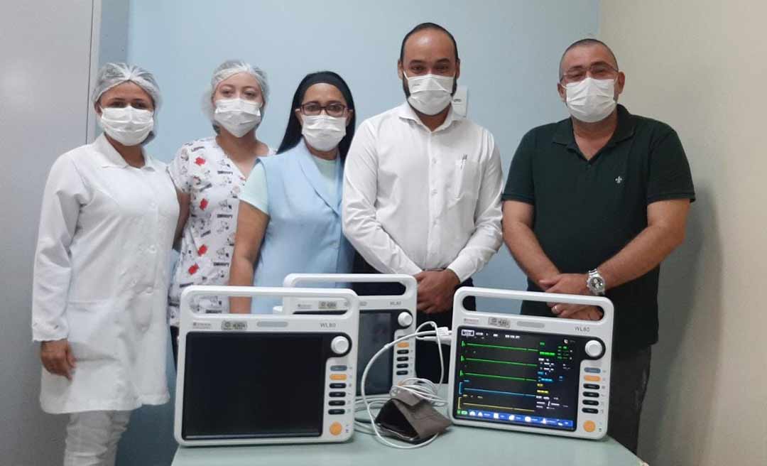 Com emenda de Alan Rick, Hospital do Idoso ganha novos monitores cardíacos.