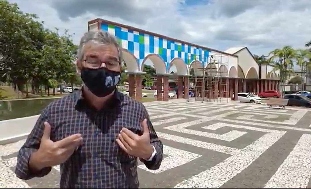 Jorge Viana diz que pintura do Parque da Maternidade é uma “medida criminosa”