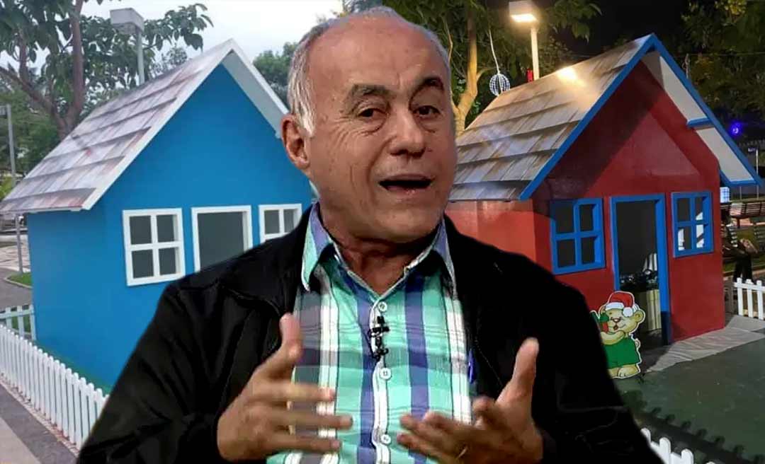 Bocalom se irrita com pergunta sobre pinta-pinta na Casinha do Papai Noel e diz que “projeto original era azul”