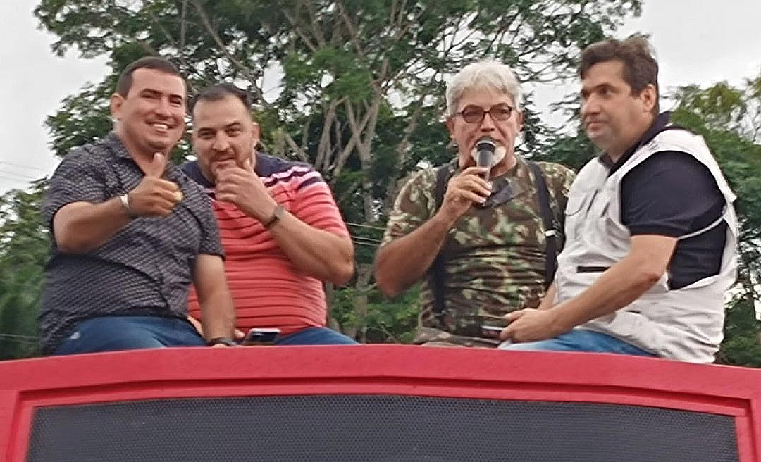 “Sem mimimi!”, Birico, Beijoqueiro, Keko e Weber conduzem carreata dos novos veículos da Segurança