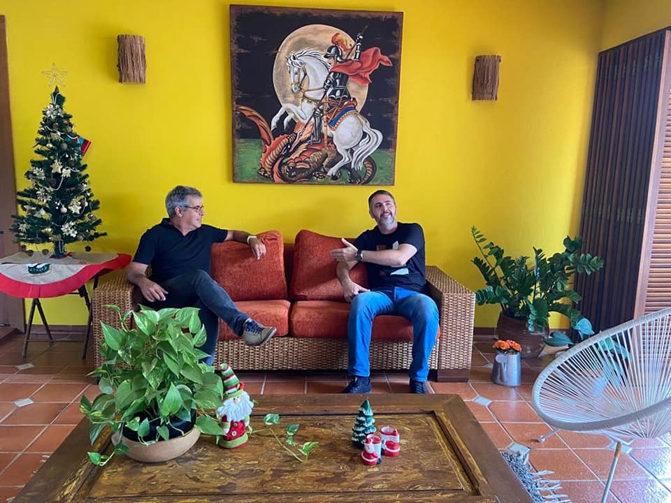 Jorge Viana recebe Marcus Alexandre no Ipê e deixa nas entrelinhas possível dobradinha para o Governo e Senado