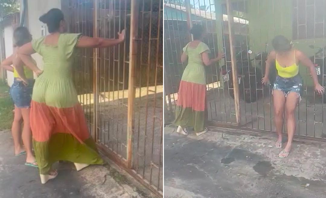 Mulheres armam barraco em frente à residência de suposta amante de médico em Cruzeiro do Sul