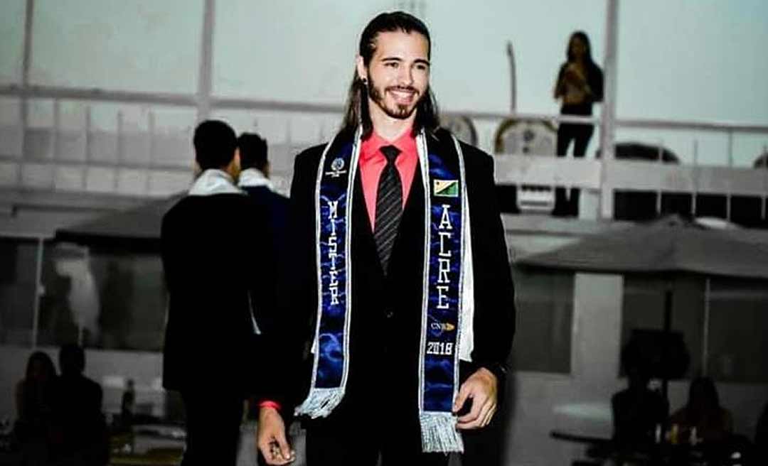 Morre aos 26 anos o ex-mister Acre Leandro Adam, vítima de câncer