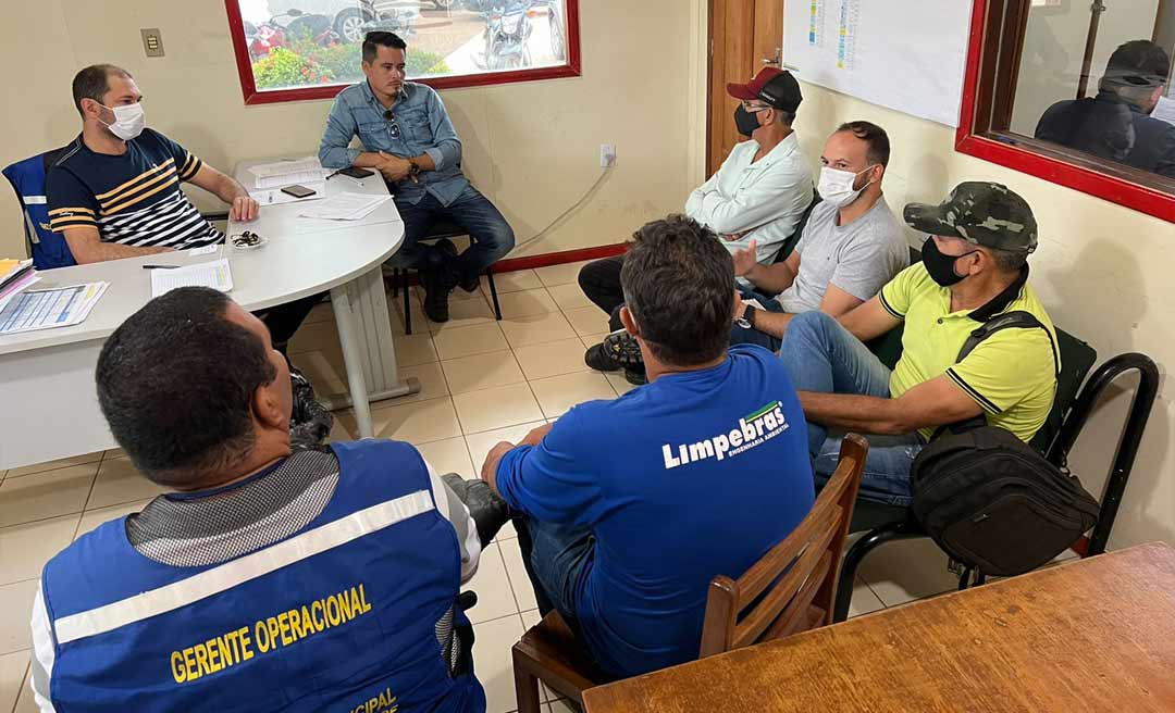 Secretaria Municipal de Zeladoria da Cidade discute ações para melhorar a coleta de lixo domiciliar