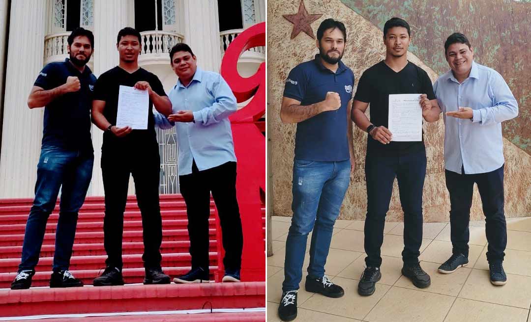 Jovem que se acorrentou na frente do Palácio será candidato a deputado estadual após se filiar ao Cidadania