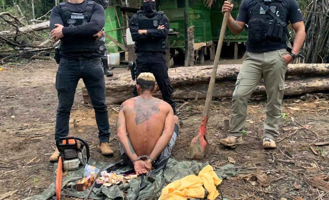 Forças de segurança prendem foragido da justiça por estupro em ramal de Sena Madureira