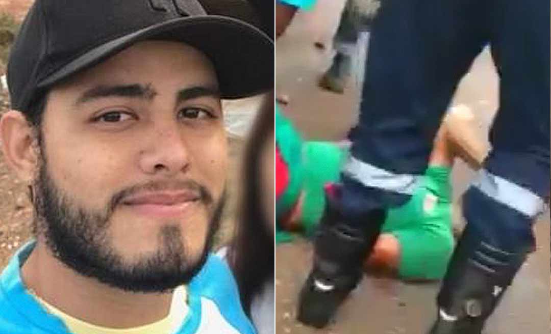 Motorista perde o controle do veículo e atropela duas pessoas na Antônio da Rocha Viana; VEJA O VÍDEO