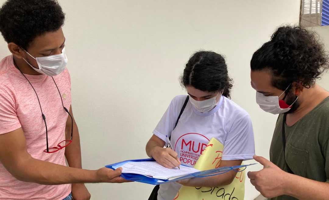 Fórum protocola representação no MP-AC contra empresas de ônibus e diz que prefeito pode ter cometido improbidade