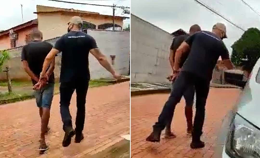 Foragido da Justiça acusado de porte ilegal de arma de fogo, roubo e rompimento de tornozeleira é preso