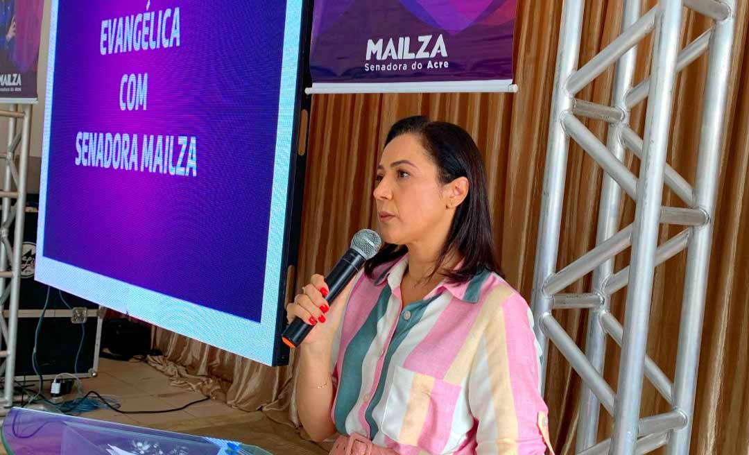 Assembleiana, Mailza põe sua pré-candidatura nas mãos de Deus em café com pastores