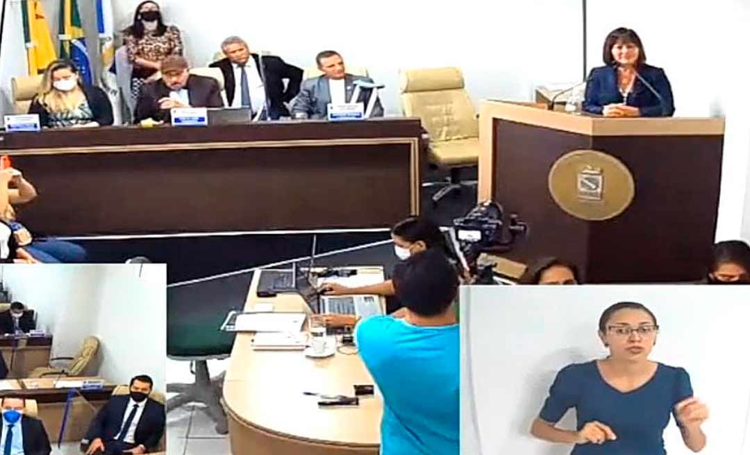 Câmara tem sessão com cara de campanha antecipada para Marcia Bittar, que diz: “Já treinando para a tribuna do Senado, se Deus quiser”