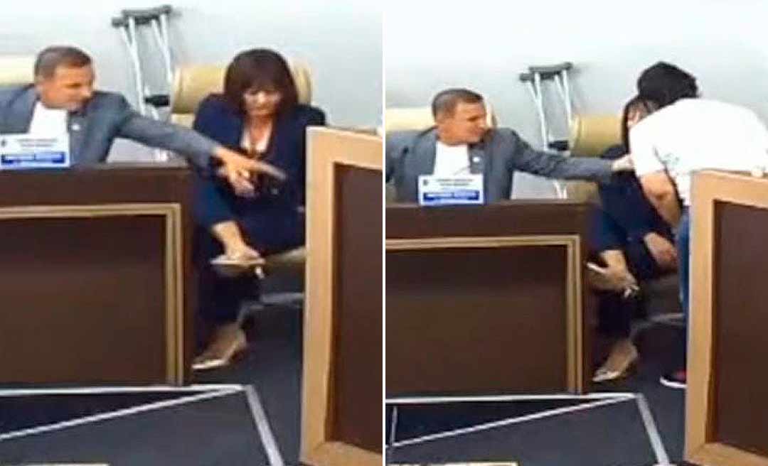 Marcio tenta tomar celular de Marcia Bittar durante sessão e vídeo viraliza