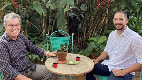 Jorge Viana recebe professor Marcelo Siqueira no Ipê; educador deve compor a chapa de candidatos à Aleac