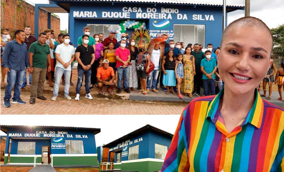 Primeira Casa do Índio de Porto Walter é inaugurada com emenda de Jéssica Sales