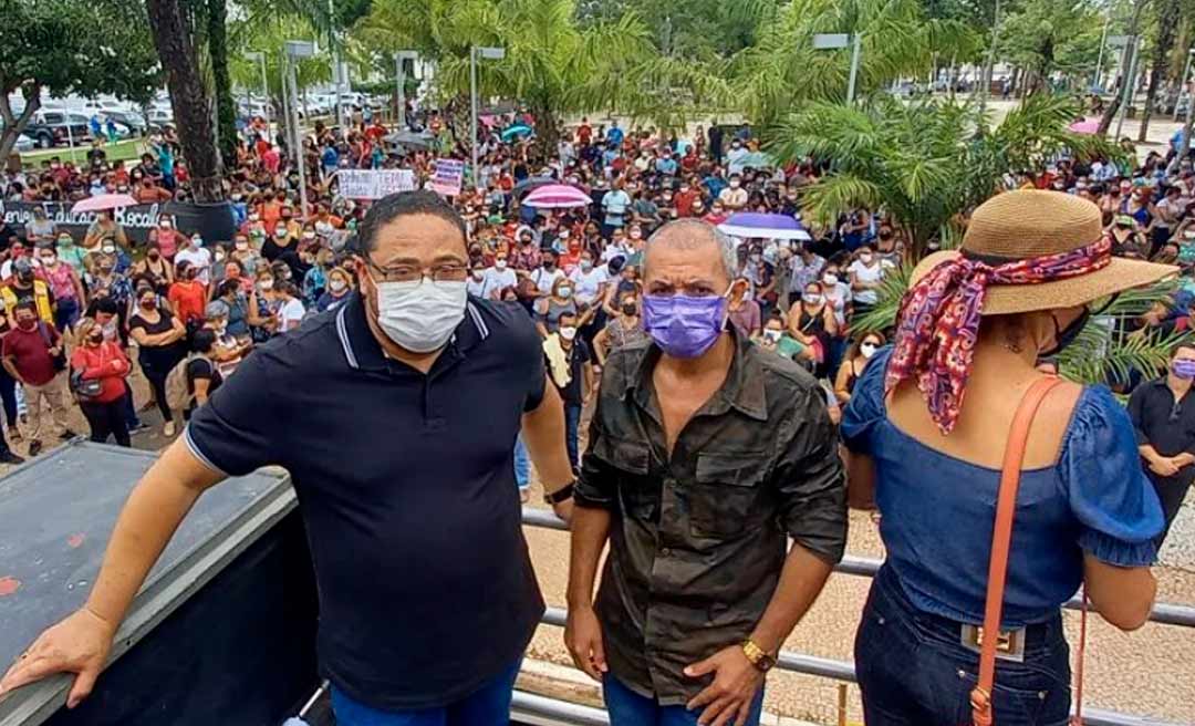 Professores do município de Rio Branco param atividades por 72 horas