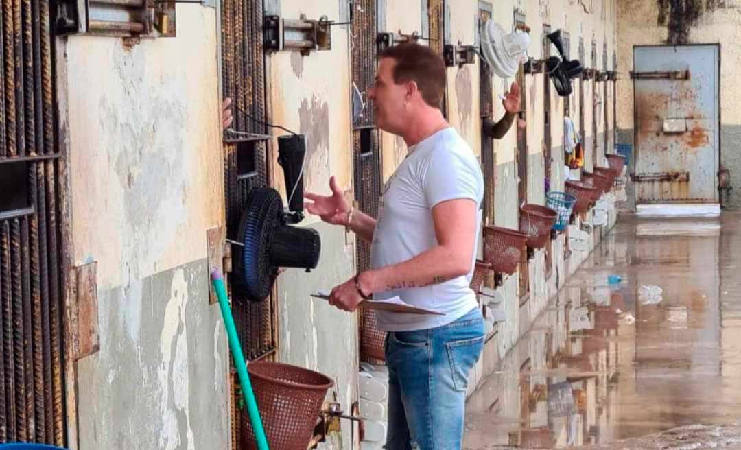 Promotor relata que presos dormem no chão frio, úmido e sujo no FOC e pede aquisição de colchões e lâmpadas