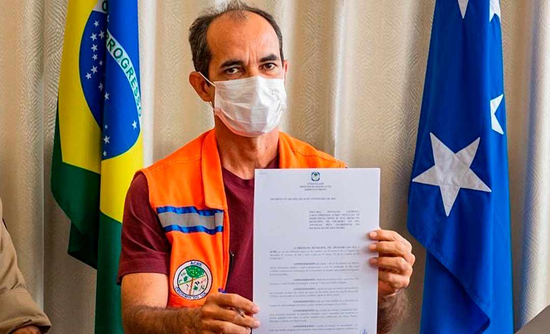 Zequinha Lima decreta situação de emergência em Cruzeiro do Sul