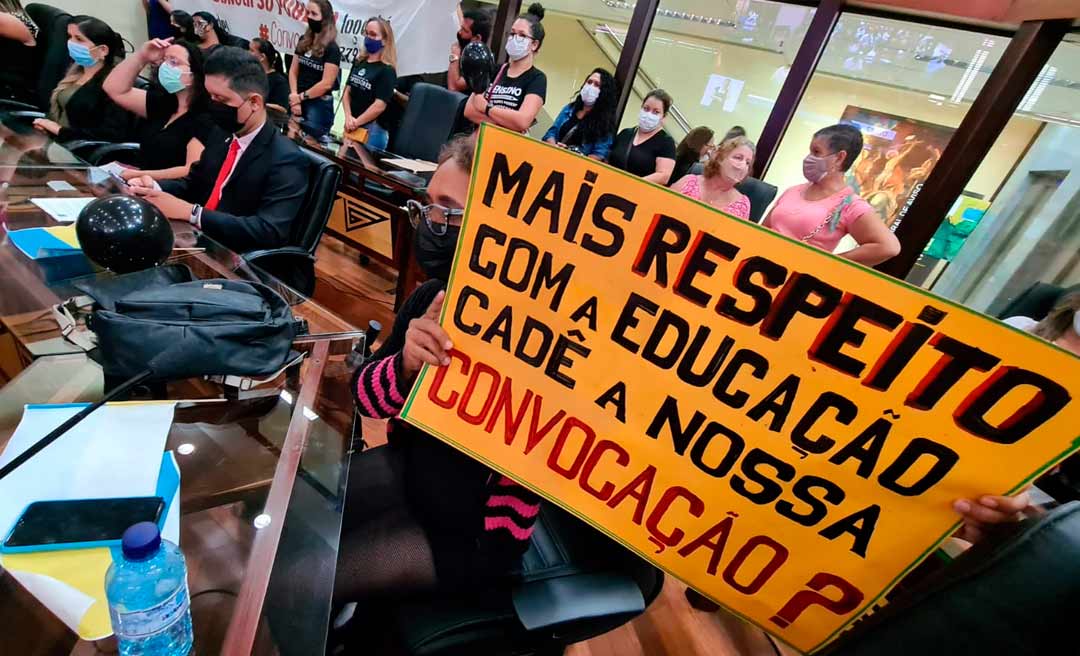 Comissões de Serviço Público e de Educação da Aleac discutem convocação de professores e implantação de piso nacional