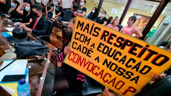 Comissões de Serviço Público e de Educação da Aleac discutem convocação de professores e implantação de piso nacional
