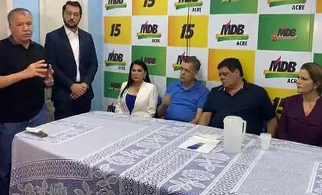 Mara Rocha é chamada de “deputada Marcia Bittar” em ato no MDB e brinca: “Perdoado”
