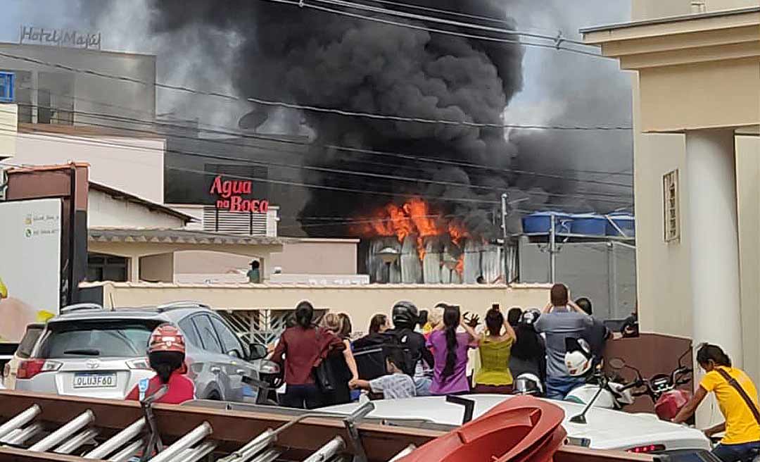 Incêndio é registrado na Água na Boca