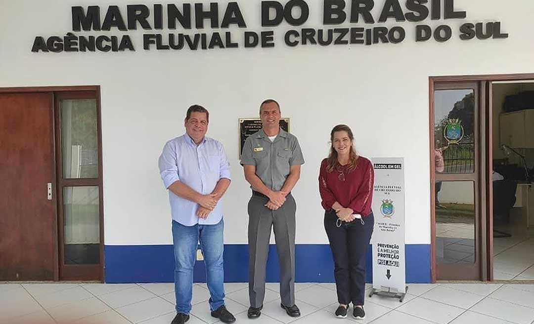 Marinha do Brasil agradece emenda de Mara Rocha para construção da nova sede da Agência Fluvial de Cruzeiro do Sul