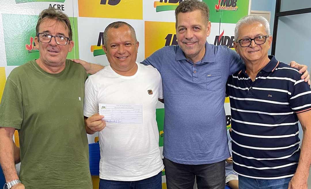 MDB realiza ato de filiação com a presença do vice-governador Major Rocha: “aqui todo mundo é importante”