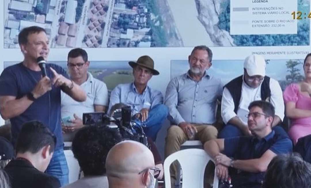 Bittar fala sobre apoio de Bolsonaro ao Acre: “Ai de nós se não fosse a mão amiga dele”