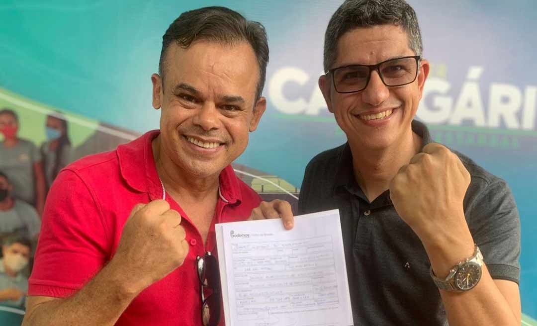 Jebert Nascimento se filia ao Podemos com discurso em defesa do trabalhador terceirizado