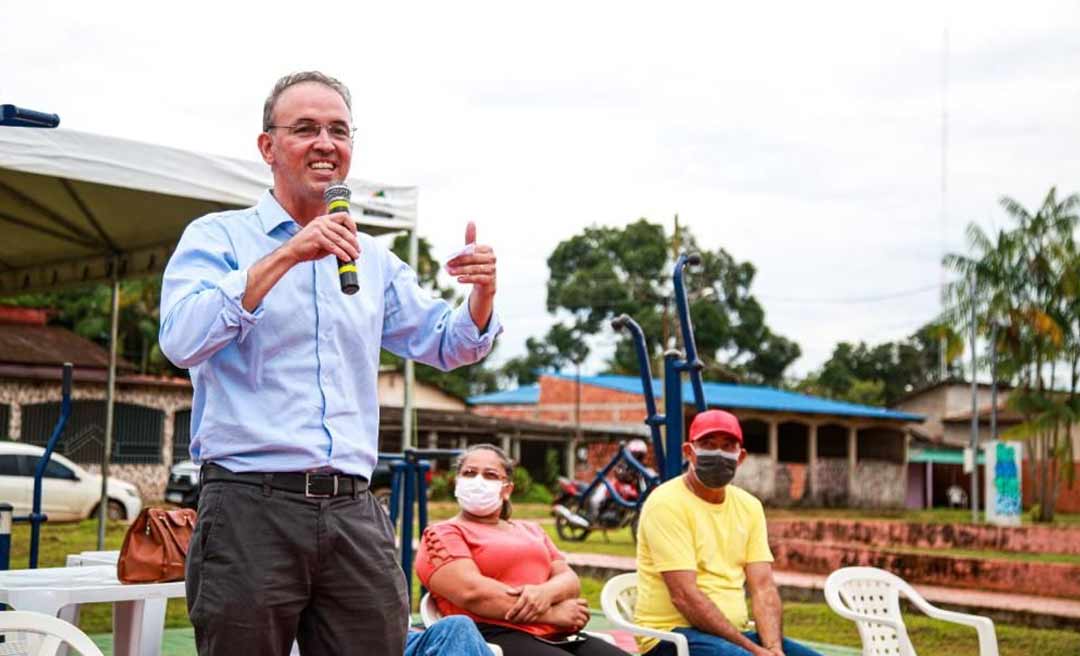 Porto Acre ganha mais uma academia popular entregue por Leo de Brito e Bené Damasceno