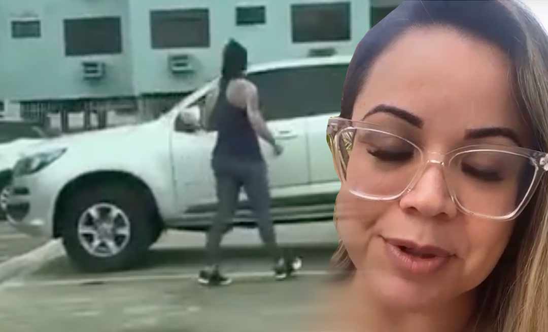 Namorada de Michelle Melo vai à academia em carro oficial da Câmara Municipal; vereadora não vê problema