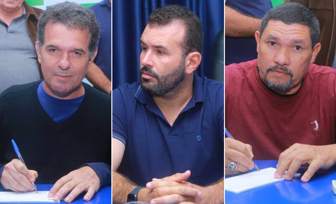 Empresários Jarbas Soster, Gringo Soster e Francisco Wagner se filiam ao MDB acreano