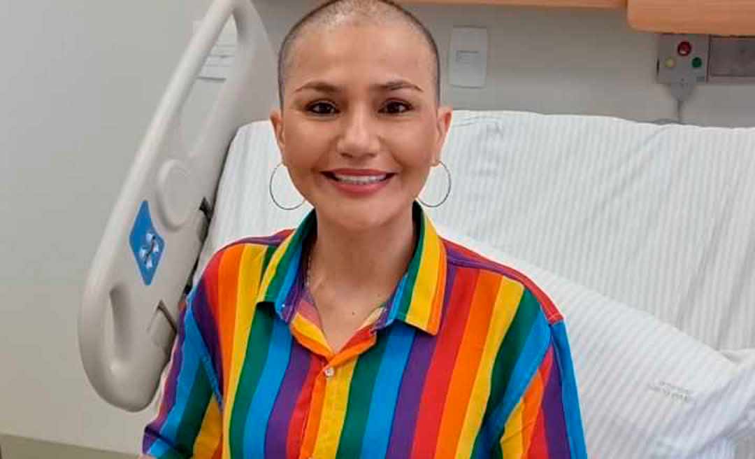 Após terminar a primeira fase de tratamento contra o câncer em São Paulo, Jéssica Sales retorna ao Acre 