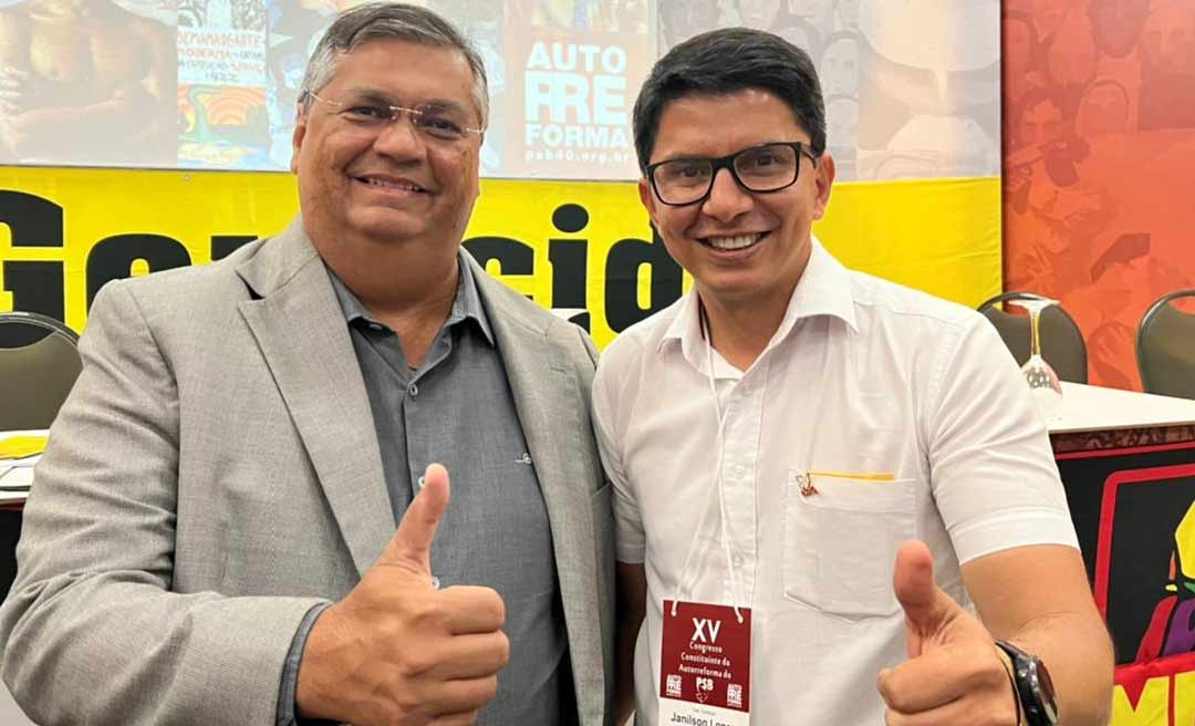 Jenilson encontra governador que deu maior salário aos professores do país: "No Acre também quero valorizar os nossos servidores"