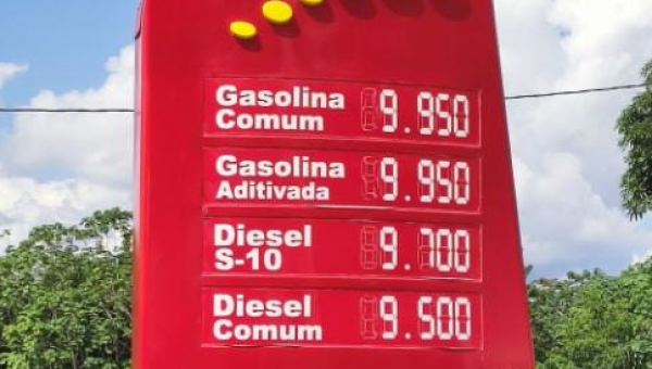 Preço da gasolina em Marechal Thaumaturgo beira os 10 reais e diesel fecha em 9,50