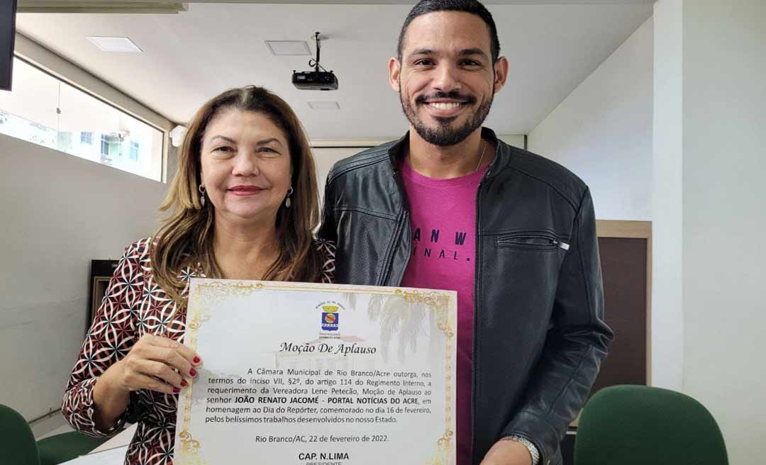 Notícias da Hora é homenageado por cobertura política na Câmara Municipal