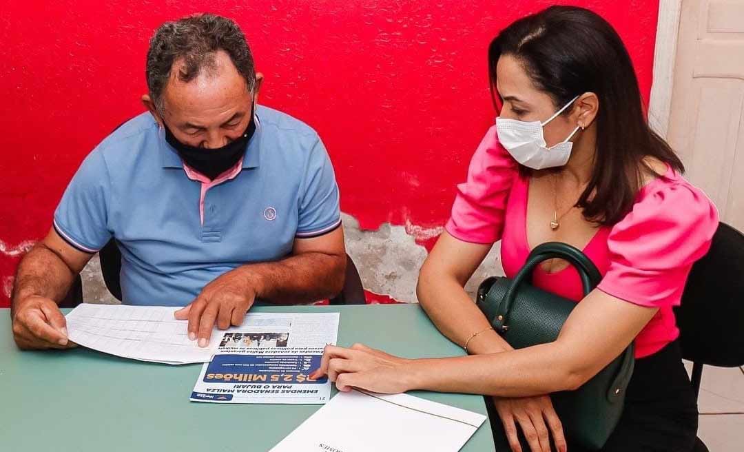 Senadora Mailza confirma pagamento de emenda de R$ 1,1 milhão para o Bujari