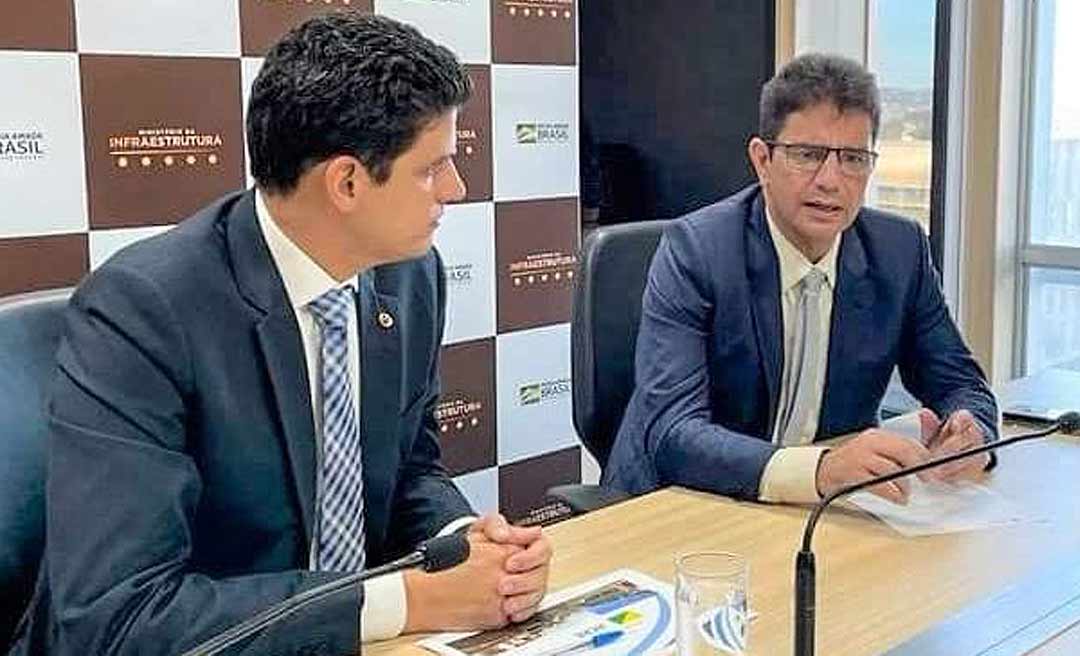 Em reunião com ministro da Infraestrutura, Cameli pede recuperação da BR-364 e coloca estrutura do Estado à disposição do governo federal