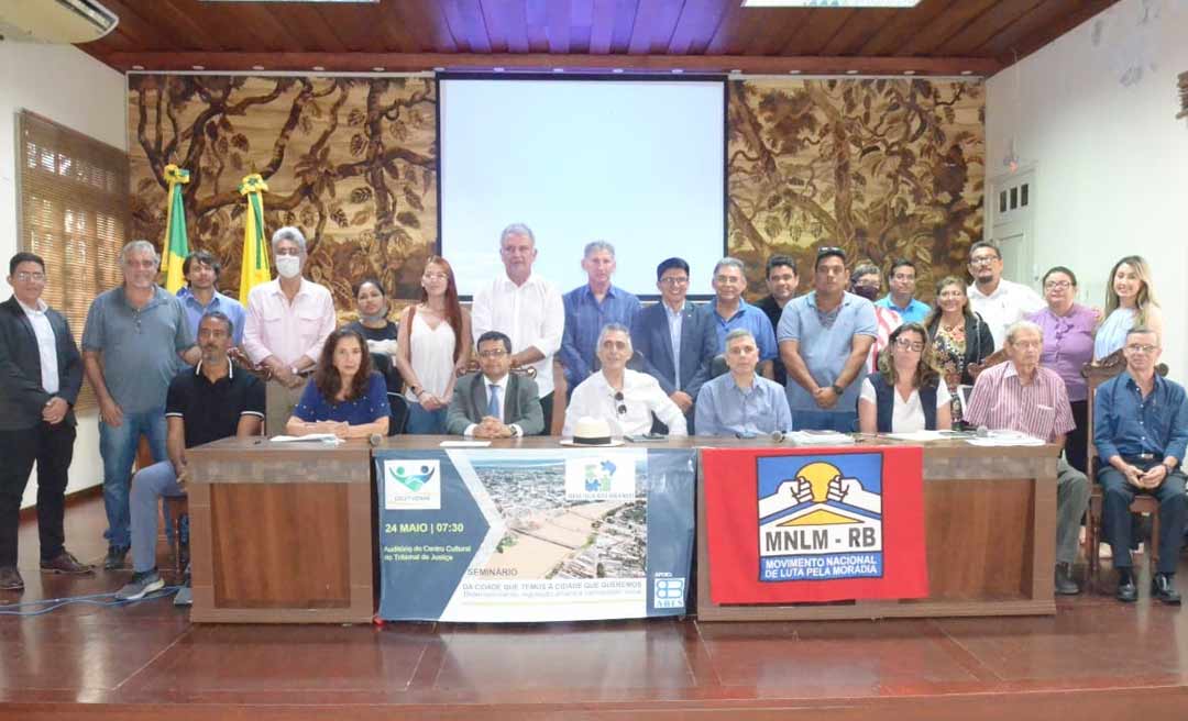 Hall, Petecão e Jenilson participam de evento sobre planejamento de Rio Branco