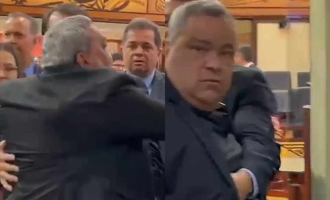 "Você é corno!”, grita Mazinho transtornado contra Gehlen ao ser retirado do plenário da Aleac 